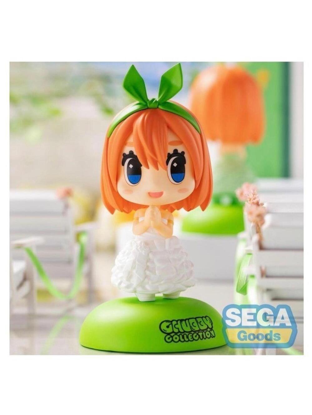 Sega Chubby Collection Figure Yotsuba Nakano White Orange Excellent Anime Movie